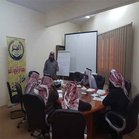 ورشة عمل للعاملين بالجمعية
